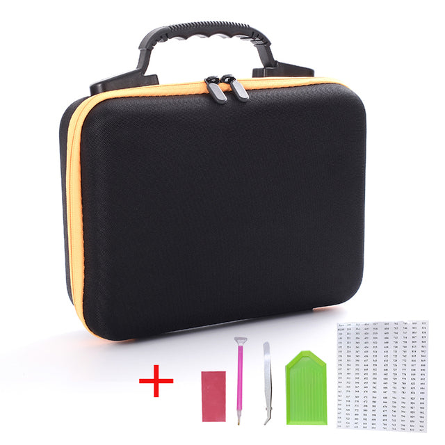 15/30/60/120/140 Bottles Storage Box 5D Diamond Painting Accessories Tools Container Bag Carry Case Embroidery Mosaic органайзер