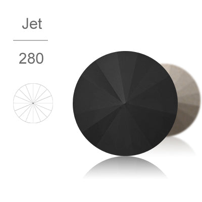 New Rivoli Fancy Stones Crystal Glass Rhinestones Claw Loose Beads With Silver Plating For Garment Applique Jewelry Decoration