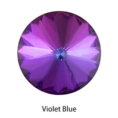 New Rivoli Fancy Stones Crystal Glass Rhinestones Claw Loose Beads With Silver Plating For Garment Applique Jewelry Decoration