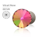 New Rivoli Fancy Stones Crystal Glass Rhinestones Claw Loose Beads With Silver Plating For Garment Applique Jewelry Decoration