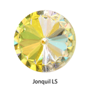 New Rivoli Fancy Stones Crystal Glass Rhinestones Claw Loose Beads With Silver Plating For Garment Applique Jewelry Decoration