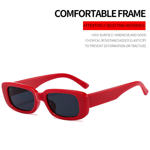 Vintage Small Rectangle Sunglasses For Men Women Retro Brand Designer Square Sun Glasses Shades Female Driving Eyewear