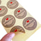 100PCS/lot Kraft Gracias Spanish Thank You labels Stickers Handmade Package Envelope Seal Label Scrapbooking Stationery Sticker