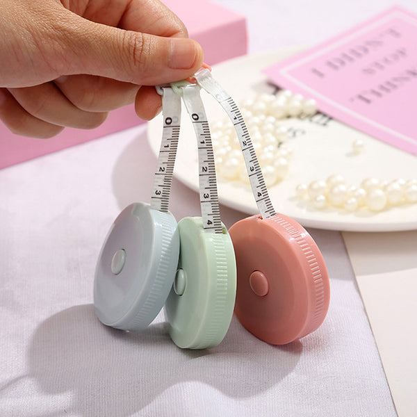 150cm/60 inch Sewing Tailor Tape Measure Retractable Body Height Measuring Meter For Waist Circumference Sewing Tailor Dropship