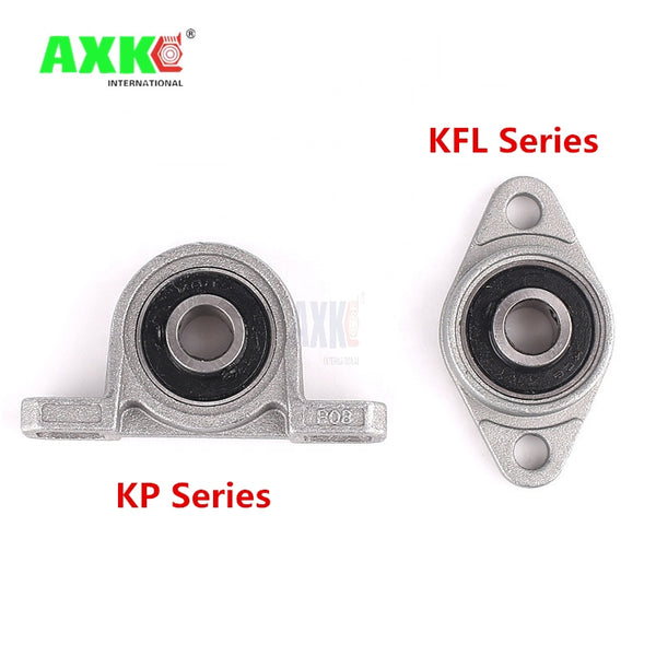1pcs Zinc Alloy Diameter 8mm To 30mm Bore Ball Bearing Pillow Block Mounted Support Kfl08 Kfl000 Kfl001 Kp08 Kp000 Kp001 Kp002