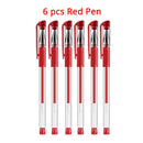 3+20Pcs/Set Gel Pens Refill Set Black Blue Red ink ballpoint pen Bullet tip 0.5mm journal writing school supplies Stationery