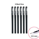 3+20Pcs/Set Gel Pens Refill Set Black Blue Red ink ballpoint pen Bullet tip 0.5mm journal writing school supplies Stationery