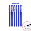 3+20Pcs/Set Gel Pens Refill Set Black Blue Red ink ballpoint pen Bullet tip 0.5mm journal writing school supplies Stationery