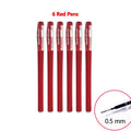 3+20Pcs/Set Gel Pens Refill Set Black Blue Red ink ballpoint pen Bullet tip 0.5mm journal writing school supplies Stationery