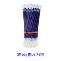 3+20Pcs/Set Gel Pens Refill Set Black Blue Red ink ballpoint pen Bullet tip 0.5mm journal writing school supplies Stationery
