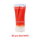 3+20Pcs/Set Gel Pens Refill Set Black Blue Red ink ballpoint pen Bullet tip 0.5mm journal writing school supplies Stationery