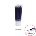 3+20Pcs/Set Gel Pens Refill Set Black Blue Red ink ballpoint pen Bullet tip 0.5mm journal writing school supplies Stationery