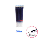 3+20Pcs/Set Gel Pens Refill Set Black Blue Red ink ballpoint pen Bullet tip 0.5mm journal writing school supplies Stationery