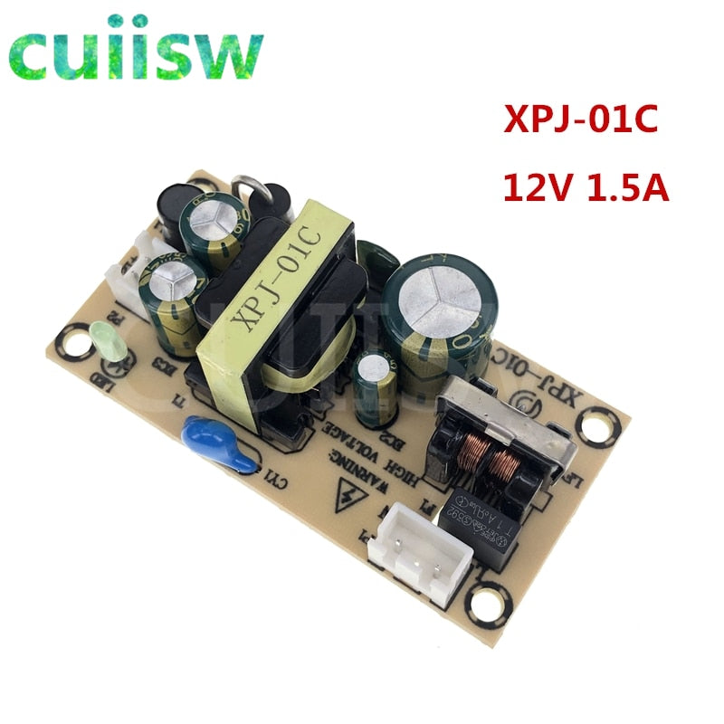 AC-DC 12V 1.5A 5V 2A Switching Power Supply Module Bare Circuit 100-265V to 12V 5V 9V Board TL431 regulator for Replace/Repair