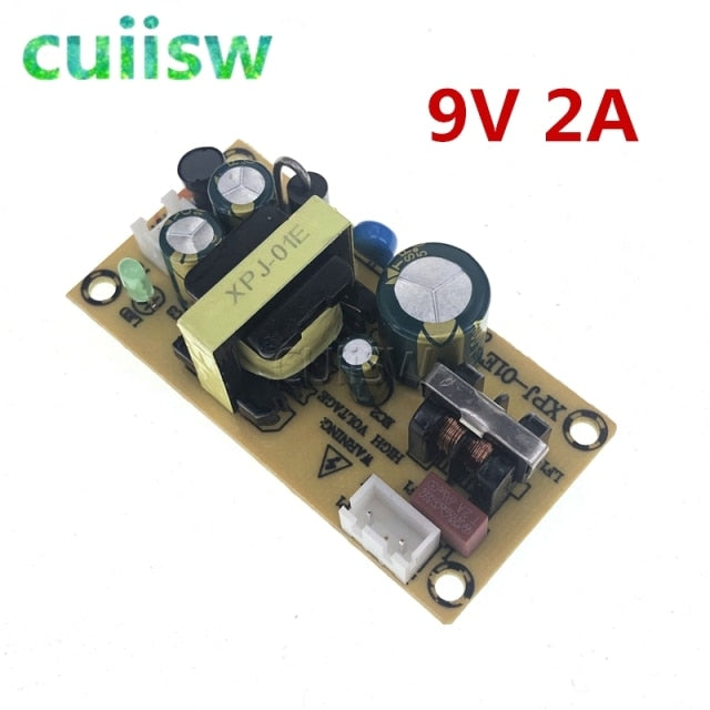 AC-DC 12V 1.5A 5V 2A Switching Power Supply Module Bare Circuit 100-265V to 12V 5V 9V Board TL431 regulator for Replace/Repair