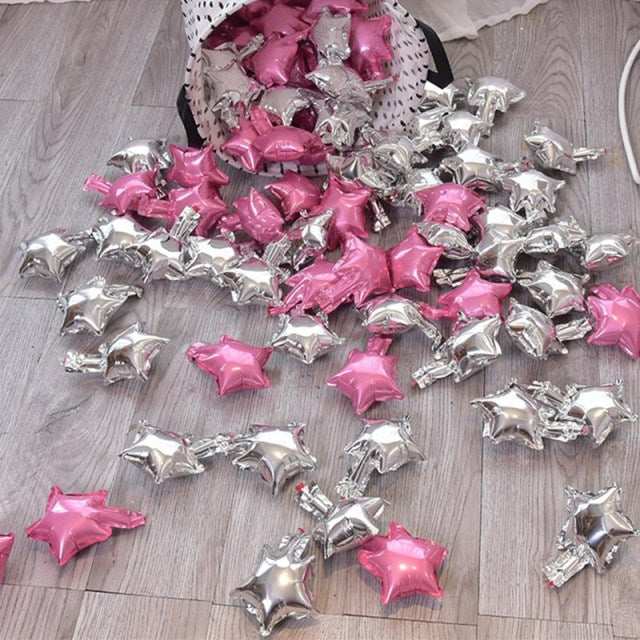 50pcs/30pcs/20pcs 5inch small cute star-shaped foil balloon wedding decoration birthday party baby shower balloon decoration toy