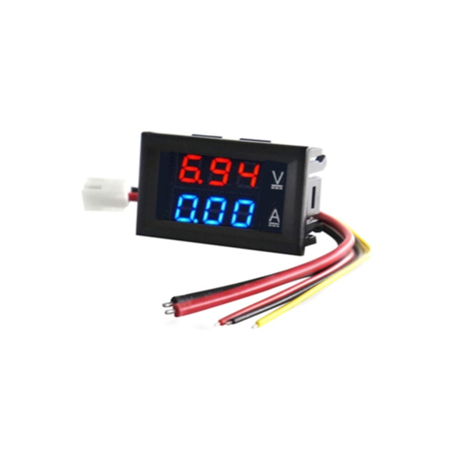 High Quality DC 100V 10A Voltmeter Ammeter Blue + Red LED Amp Dual Digital Volt Meter Gauge