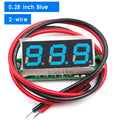 0.28 inch DC 0-100V 3-Wire Mini Gauge voltage meter Voltmeter LED Display Digital Panel Voltmeter Meter Detector Monitor Tools