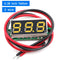 0.28 inch DC 0-100V 3-Wire Mini Gauge voltage meter Voltmeter LED Display Digital Panel Voltmeter Meter Detector Monitor Tools