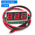 0.28 inch DC 0-100V 3-Wire Mini Gauge voltage meter Voltmeter LED Display Digital Panel Voltmeter Meter Detector Monitor Tools