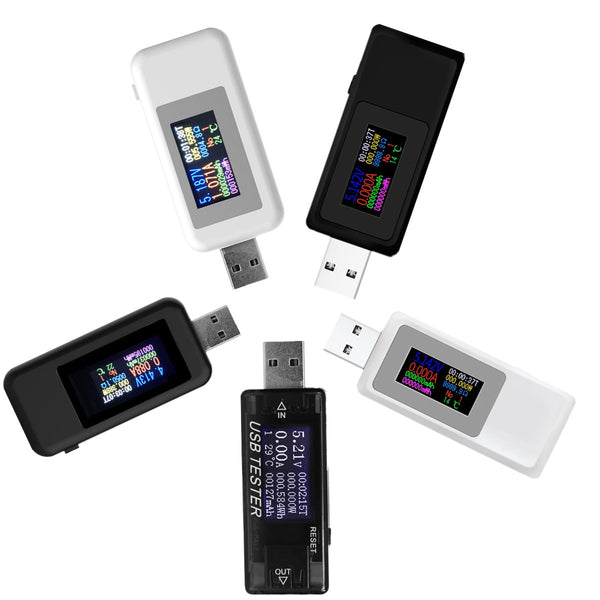 10 in 1 Power MeterVoltmeter USB Voltage Detector Electrical power capacity voltage tester energy indicator detector ammeter
