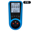 EU Plug Socket Digital Current Meter Voltmeter AC Power Meter Time Watt Power Energy Tester Wattmeter US UK AU FR BR IT Plug