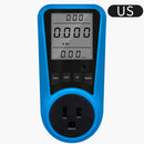 EU Plug Socket Digital Current Meter Voltmeter AC Power Meter Time Watt Power Energy Tester Wattmeter US UK AU FR BR IT Plug