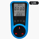 EU Plug Socket Digital Current Meter Voltmeter AC Power Meter Time Watt Power Energy Tester Wattmeter US UK AU FR BR IT Plug
