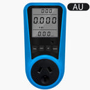EU Plug Socket Digital Current Meter Voltmeter AC Power Meter Time Watt Power Energy Tester Wattmeter US UK AU FR BR IT Plug