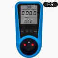 EU Plug Socket Digital Current Meter Voltmeter AC Power Meter Time Watt Power Energy Tester Wattmeter US UK AU FR BR IT Plug