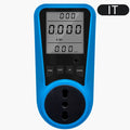 EU Plug Socket Digital Current Meter Voltmeter AC Power Meter Time Watt Power Energy Tester Wattmeter US UK AU FR BR IT Plug