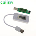 LCD Micro USB Charger Battery Capacity Voltage Current Tester Meter Detector +Load Resistor 2A/1A with Switch