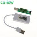 LCD Micro USB Charger Battery Capacity Voltage Current Tester Meter Detector +Load Resistor 2A/1A with Switch