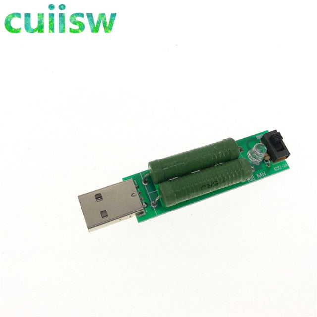 LCD Micro USB Charger Battery Capacity Voltage Current Tester Meter Detector +Load Resistor 2A/1A with Switch