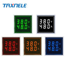 AC 60-500V 0-100A  LED Digital Voltmeter Ammeter Hertz HZ   Signal Lights 220V Voltage Current Meter  Volt Amp Tester Detector