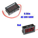 Mini Digital Voltmeter Tester DC 4.5V to 30V Digital Voltmeter Voltage Panel Meter Red/Blue/Green Electromobile Motorcycle Car