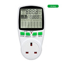 Digital AC Power Meter Socket Wattmeter Energy 220V Measuring Electricity Cost Analyzer EU US UK AU FR BR Plug Watt Monitor