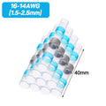 Solder Seal Wire Connectors Heat Shrink Butt Tube Electrical Crimp Connectors Waterproof Insulated Cable Splice Terminal Kit