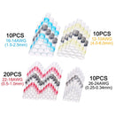 Solder Seal Wire Connectors Heat Shrink Butt Tube Electrical Crimp Connectors Waterproof Insulated Cable Splice Terminal Kit