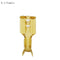 100Pcs/lot   2.8/4.8/6.3mm Female and male Crimp Terminal Connector Gold Brass/Silver Car Speaker Electric Wire Connectors  50 S