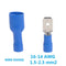 100PCS Insulated Spade Crimp Wire Cable Connector 6.3mm Terminal Male Female Kit 16-14 AWG 22-16AWG 12-10AWG