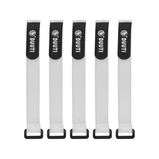 5Pcs Bicycle Handlebar Fixed Tape Road Bike Handlebar Strap Fishing Rod Tie Holder Strap Suspenders Fastener Hook Loop Ties