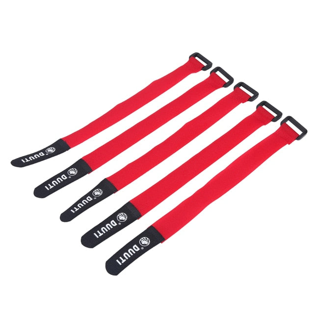 5Pcs Bicycle Handlebar Fixed Tape Road Bike Handlebar Strap Fishing Rod Tie Holder Strap Suspenders Fastener Hook Loop Ties