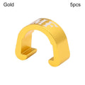 5Pcs MTB Bike Brake Cable/Derailleur Line Case Aluminum Alloy C-Shape Buckle Clasps Bicycle C Clips Outdoor Cycling Parts