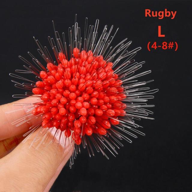 300pcs/lot Float Transparent Rubber Stopper Ss S M L Fishing Bobber Stopper Float Cylindrical Space Bean Fish Line Accessories