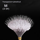300pcs/lot Float Transparent Rubber Stopper Ss S M L Fishing Bobber Stopper Float Cylindrical Space Bean Fish Line Accessories