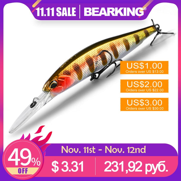 BEARKING 10cm 16g super magnet weight system long casting New model fishing lures hard bait 2019 quality wobblers minnow