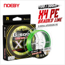 Noeby X4 Braided Multifilament Fishing Line 100m 300m 7-80lb PE Braided Line Cord Snood for Pike Bass Fishing Line Accessories