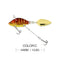 1Pcs Rotating Metal VIB vibration Bait Spinner Spoon Fishing Lures 13.6g 4.4cm Jigs Trout Winter Fishing Hard Baits Tackle Pesca