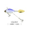1Pcs Rotating Metal VIB vibration Bait Spinner Spoon Fishing Lures 13.6g 4.4cm Jigs Trout Winter Fishing Hard Baits Tackle Pesca